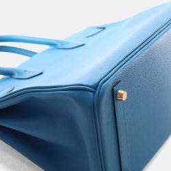 مملوكة مسبقًا Hermes Bleu Zanzibar Epsom Birkin 30