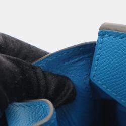 مملوكة مسبقًا Hermes Bleu Zanzibar Epsom Birkin 30