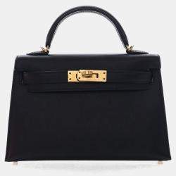 Pre Owned حقيبة هيرمس كيلي صغير إبسوم نوير 20