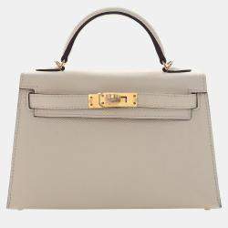 Pre Owned حقيبة هيرمس ناتا إيبسوم ميني كيلي 20