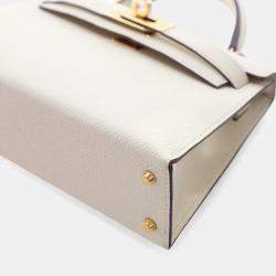 Pre Owned حقيبة هيرمس ناتا إيبسوم ميني كيلي 20