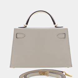 Pre Owned حقيبة هيرمس ناتا إيبسوم ميني كيلي 20