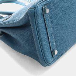 مملوكة مسبقًا Hermes Bleu Jean Togo Birkin 30