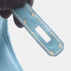 مملوكة مسبقًا Hermes Bleu Jean Togo Birkin 30