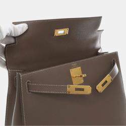 Pre Owned حقيبة هيرمس كيلي سيليير 28 جلد إبسوم إتوب