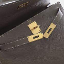 Pre Owned حقيبة هيرمس كيلي سيليير 28 جلد إبسوم إتوب