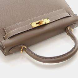 Pre Owned حقيبة هيرمس كيلي سيليير 28 جلد إبسوم إتوب