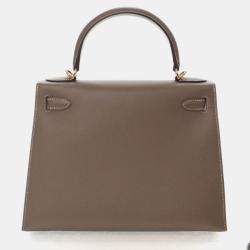 Pre Owned حقيبة هيرمس كيلي سيليير 28 جلد إبسوم إتوب