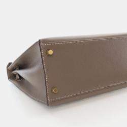 Pre Owned حقيبة هيرمس كيلي سيليير 28 جلد إبسوم إتوب