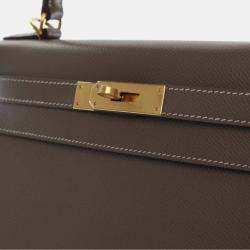 Pre Owned حقيبة هيرمس كيلي سيليير 28 جلد إبسوم إتوب