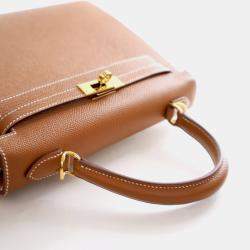 مملوكة مسبقًا Hermes Gold Epsom Sellier Kelly 25