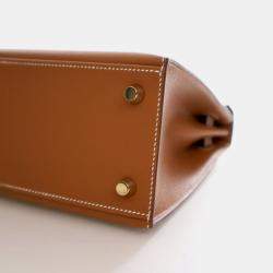مملوكة مسبقًا Hermes Gold Epsom Sellier Kelly 25