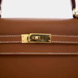 مملوكة مسبقًا Hermes Gold Epsom Sellier Kelly 25