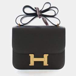 Pre Owned هيرمس فيرت دي جريس إبسم كونستانس 18