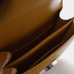 مملوكة مسبقًا Hermes Jaune Ambre Alligator Mississippiensis Constance 18