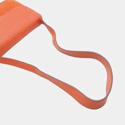 Pre Owned حقيبة هيرمس أورانج فاش لييجي وتوال ساك كولورادو بي إم