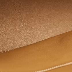 مملوكة مسبقًا Hermès Birkin 40 Gold Finish Gold Togo Leather Tote