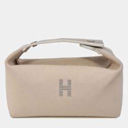مملوكة مسبقًا Hermes Beige Cotton Bride-A-Brac Case