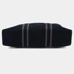 Pre Owned حقيبة هيرمس فورتو كنفاس أسود GM