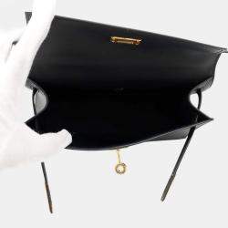 مملوكة مسبقًا هيرمس بوشتكيللي أسود جلد سويفت