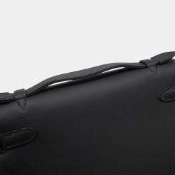 مملوكة مسبقًا هيرمس بوشتكيللي أسود جلد سويفت