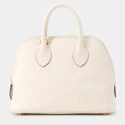 Pre Owned حقيبة هيرمس بوليد 1923 شيفر مايزار جلود ماعز حجم صغير ناتا