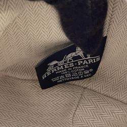 مملوكة مسبقًا Hermes Brid A Black Beige Canvas