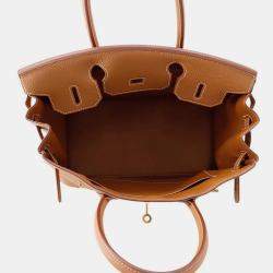 مملوكة مسبقًا Hermes Birkin Gold Togo Leather Size 30