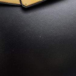 مملوكة مسبقًا Hermes Kelly Sellier Black Box Calf Leather Size 32