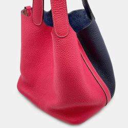 مملوكة مسبقًا حقيبة هيرمس بيكوتين لوك 22 كاساك روز إكستريم/بلو نويت توريلون كليمونس