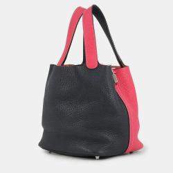 مملوكة مسبقًا حقيبة هيرمس بيكوتين لوك 22 كاساك روز إكستريم/بلو نويت توريلون كليمونس