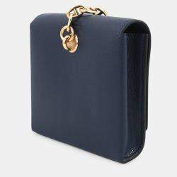 Pre Owned محفظة هيرمس شاين دانكر مدمجة ياقوتية بيضاء جلد العنز ميزور