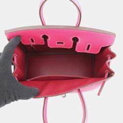 مملوكة مسبقًا حقيبة هيرمس بيركين كاندي روز تيريان/توسكا إبصوم حجم 25