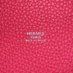 مملوكة مسبقًا Hermes Picotin Lock Rose Extreme Taurillon Clemence Size PM