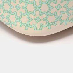 Pre Owned HERMES Picotin Rock PM Lucky Daisy Handbag Swift leather Vert Nata SHW 