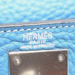 Pre Owned HERMES Handbag  Blue Used