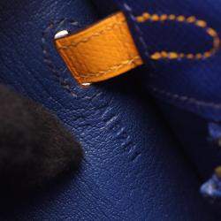 Pre Owned HERMES Handbag Blue Used