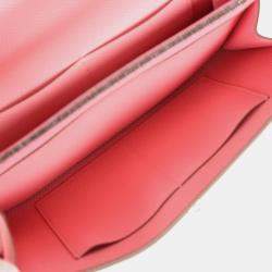 Pre Owned Hermes Kelly wallet to go Rose Sakura Epsom