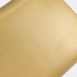 Pre Owned Hermes Kelly 28 Beige Box Calfskin Leather Sellier Top Handle