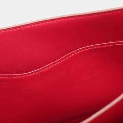 Pre Owned حقيبة هيرمس كونستانس 24 جلد إيبسوم روج غرنات عصرية للكتف