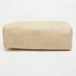 Pre Owned Hermes Tan/Beige Canvas and Leather 2 in 1 Herbag 39 Bag
