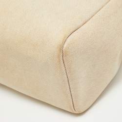 Pre Owned Hermes Tan/Beige Canvas and Leather 2 in 1 Herbag 39 Bag