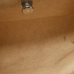 Pre Owned Hermes Tan/Beige Canvas and Leather 2 in 1 Herbag 39 Bag