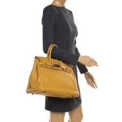 Hermes Birkin 30 in Soleil  Bags, Leather handbags, Fashion bags