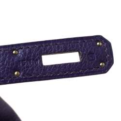 Hermes Ultraviolet Togo Leather Palladium Hardware Birkin 35 Bag
