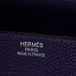 Hermes Ultraviolet Togo Leather Palladium Hardware Birkin 35 Bag