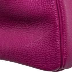 Hermes Tosca Togo Leather Palladium Hardware Birkin 35 Bag