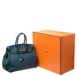 Hermes Colvert Togo Leather Palladium Hardware Birkin 35 Bag
