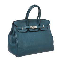 Hermes Colvert Togo Leather Palladium Hardware Birkin 35 Bag