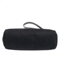 Hermes Black Canvas and Leather 2 in 1 Herbag 31